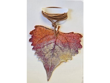 Přívěsek list Bavlny rainbow