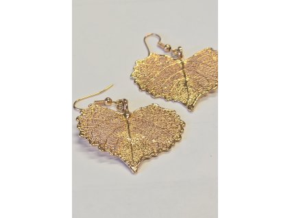 Náušnice list Bavlny