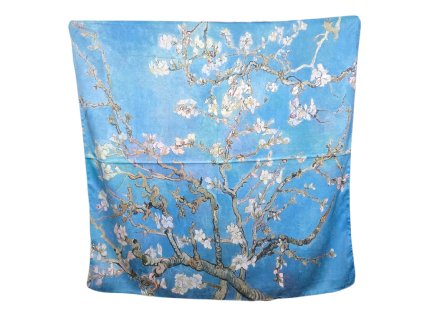 Šátek Vincent van Gogh Květy mandloně