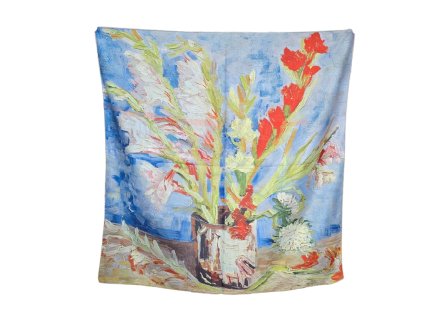 Šátek Váza s gladiolami