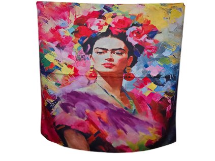 Šátek Frida v růžové