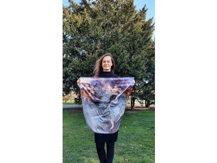 Hedvábný šátek Edgar Degas - Zkouška baletu