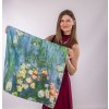 Hedvábný šátek Claude Monet - Lekníny