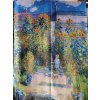 Kašmírová šála Claude Monet - Zahrada ve Vetheuil/Summertime