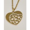 Řetízek chirurgická ocel - Velké srdce