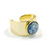 SE ring aqua gold