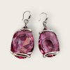 Náušnice Fuchsia drop rhodium Andrea Marazzini
