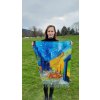 Kašmírová šála Vincent Van Gogh - Terasa kavárny v noci