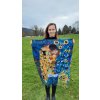Kašmírová šála Gustav Klimt - Polibek/Tři věky ženy