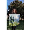 Hedvábný šátek Claude Monet - Procházka/Zahrada v Giverny