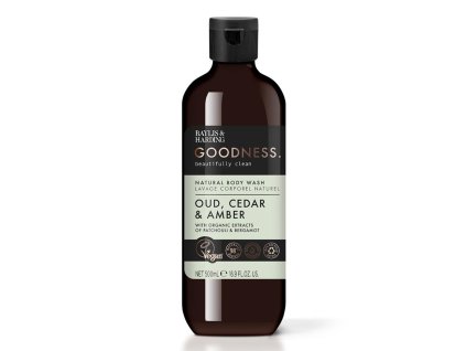 SPRCHOVÝ GEL - OUD, CEDAR & AMBER, 500ML BAYLIS & HARDING