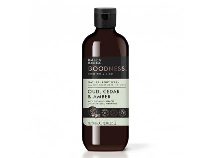 SPRCHOVÝ GEL - OUD, CEDAR & AMBER, 500ML BAYLIS & HARDING