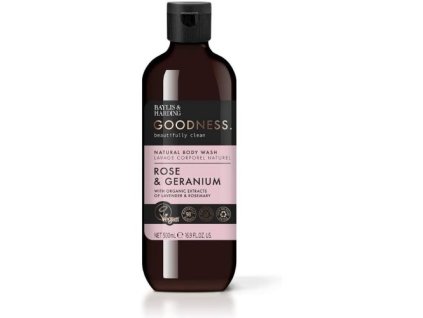 SPRCHOVÝ GEL - ROSE A GERANIUM, 500ML BAYLIS & HARDING