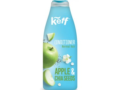 37587 78399 keff kondicioner pro normalni vlasy jablka chia seminka 500ml
