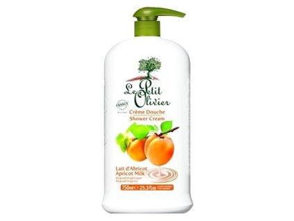 SPRCHOVÝ KRÉM - MERUŇKOVÉ MLÉKO, 750ML LE PETIT OLIVIER