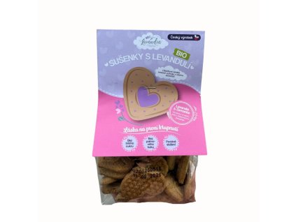 Sušenky s levandulí - bio 100 g