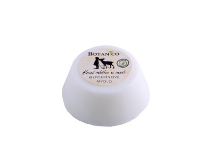 Glycerínové mýdlo muffin Kozí mléko s medem / 80 g