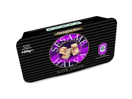 Sezamová chalva Kakaová ve vaničce 100g