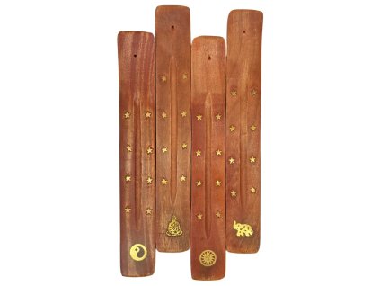 Stojánek na vonné tyčinky Dřevěný 24,5 x 3,5 cm