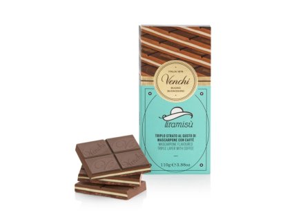 Čokoláda Venchi mléčná Tiramisu 110g