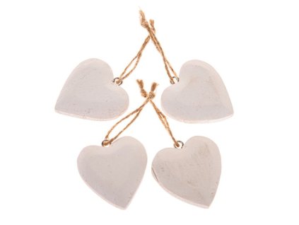 6E6B75767D 6B5C5A5A5A5A5A5B5D5F5F60 drevene zavesne srdce sada 4ks 12 288