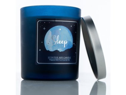 Spánková aromaterapie vonná svíčka 200 g s kovovým víčkem