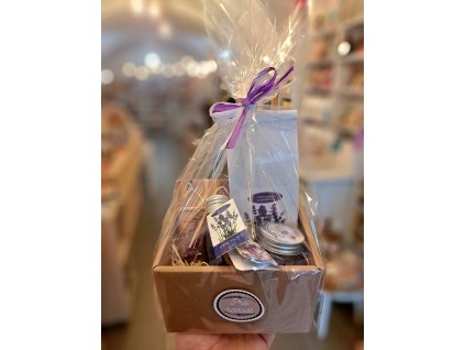 Dárkovýbalíček - levandule - malý koš