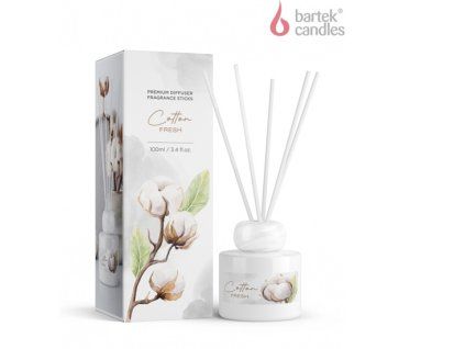 Vonný difuzér - Cotton fresh 100ml Bartek