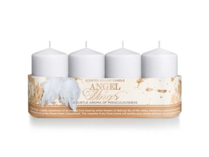 mini svicka angel wings valec 40x70mm s vuni advent s 4ks 1660826120