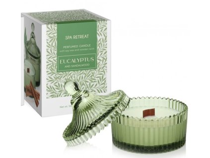 Svíčka ve skle 150g - Spa Retreat - Eucalyptus Bartek