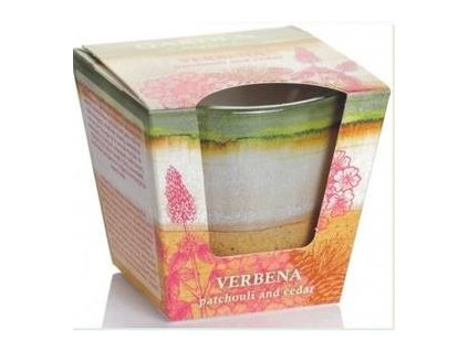 Svíčka ve skle 115g - Garden candle - Verbena - Bartek