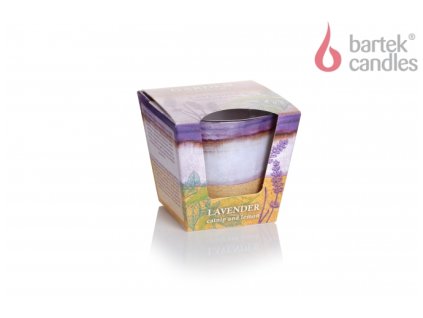 Svíčka ve skle 115g - Garden candle - Levandule - Bartek