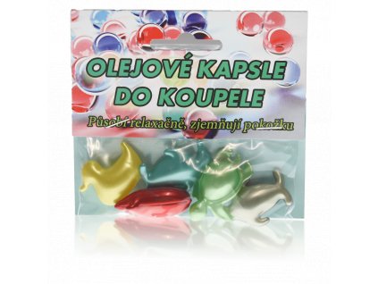 olejove kapsle do koupele 5 ks zviratka