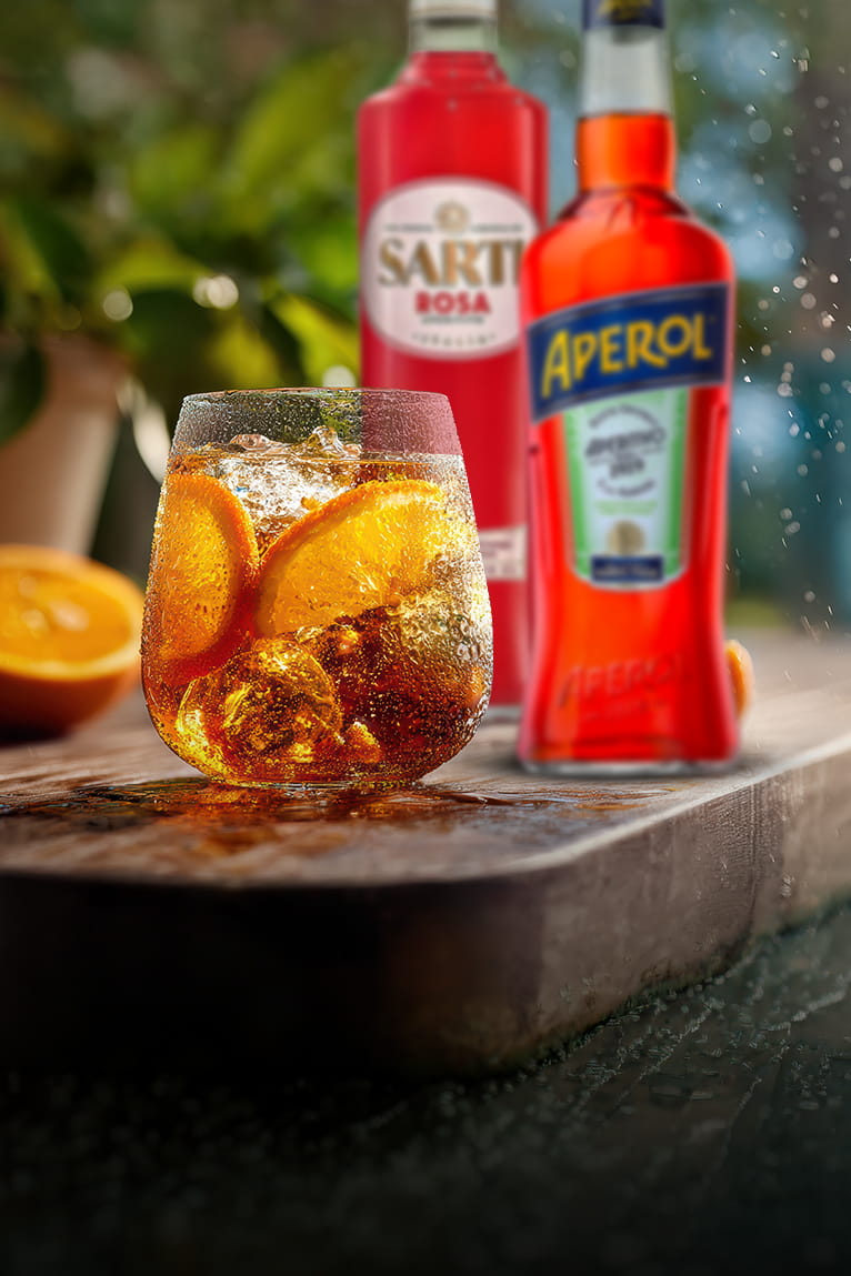 Aperol, Sarti Rosa a letní aperitivy