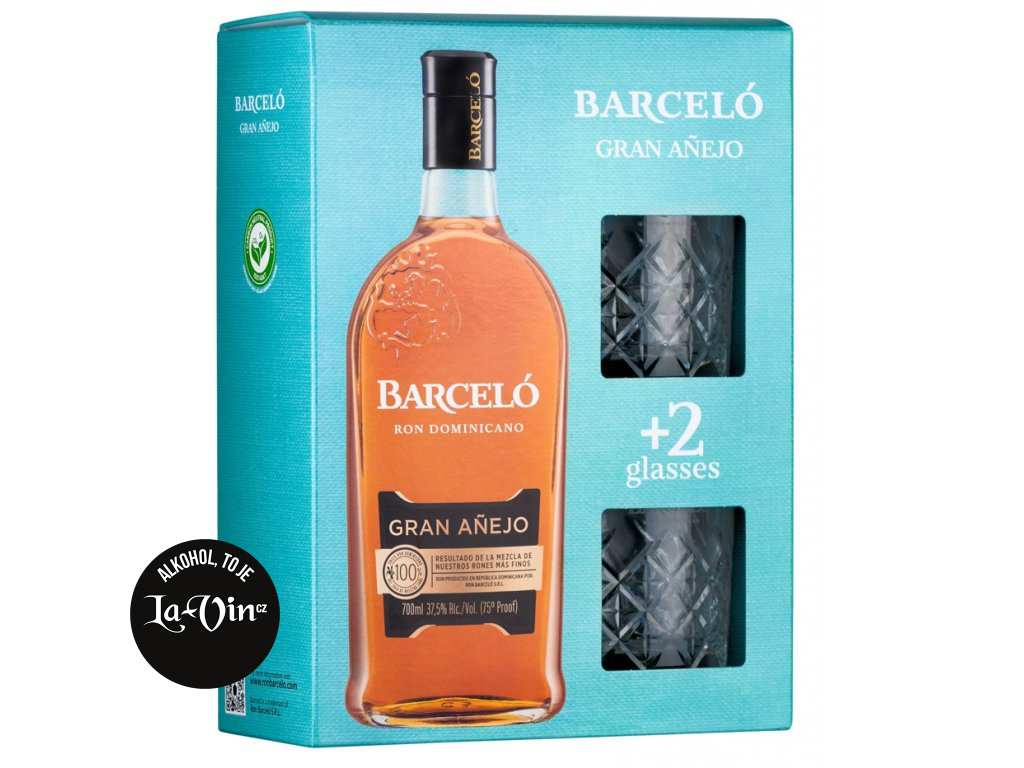 rum barcelo gran anejo+2xsklo - La-Vin.cz