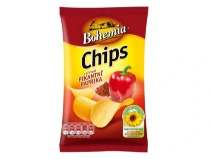 CHIPS BOHEMIA PAPRIKA 77G
