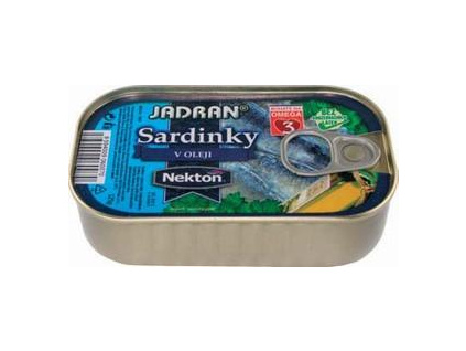 SARDINKY V OLEJI 125G
