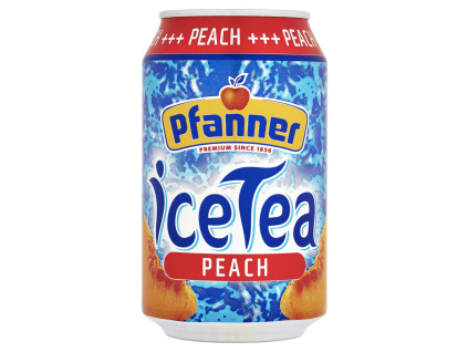 Pfanner Ice Tea broskev plech 0,33l