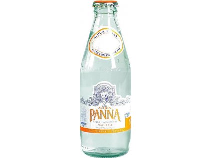 ACQUA PANNA NEPERLIVÁ MINERÁLNÍ VODA 250ML SKLO