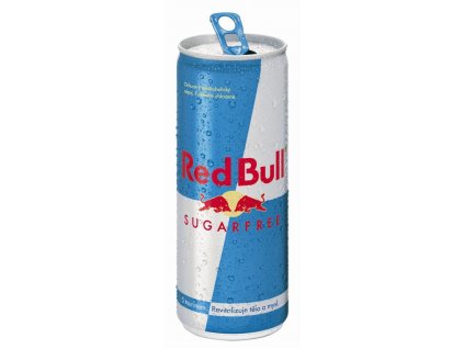 RED BULL SUGARFREE PLECH 0,25L