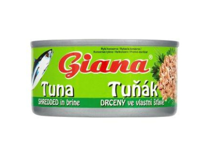 TUŇÁK DRCENÝ VLASTNÍ ŠTÁVĚ GIANA 185G