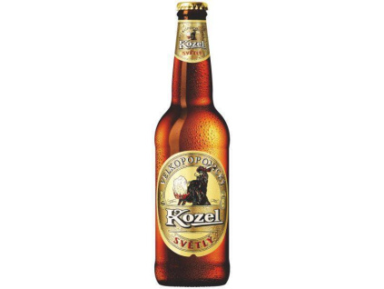 Velkopopovický Kozel 10° 0,5l sklo