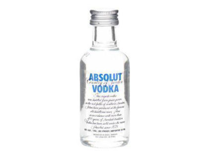 VODKA ABSOLUT BLUE MINI 0,05L