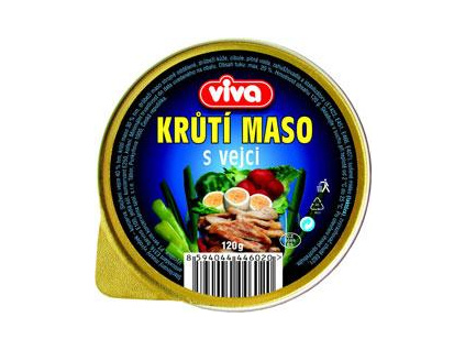 KRUTÍ MASO S VEJCI 120G