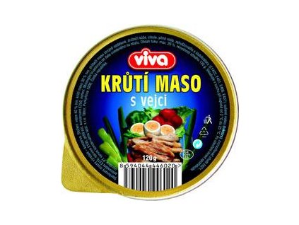 KRUTÍ MASO S VEJCI 120G