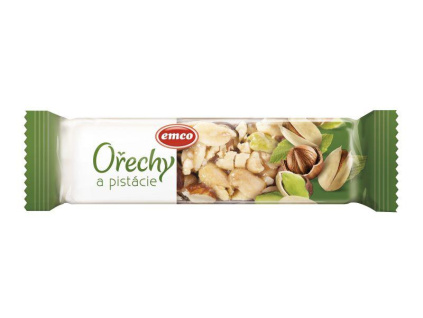 TYČINKA OŘECHY A PISTÁCIE 35G