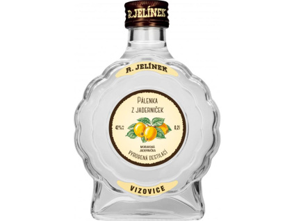 Pálenka jaderničky Rudolf Jelínek 42% 0,2l