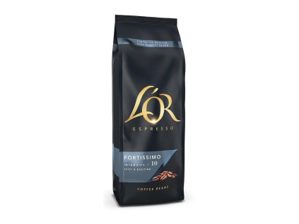 Douwe Egberts L'Or Espresso Fortissimo pražená zrnková káva 500 g