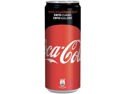 COCA COLA ZERO PLECH 0,33L