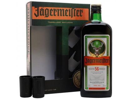 Jagermeister Party Pack 1,75l se 2 skleničkami a pumpičkou